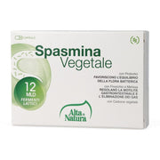 Alta Natura Spasmina Vegetale con probiotico favorisce la flora batterica 30 opercoli-1