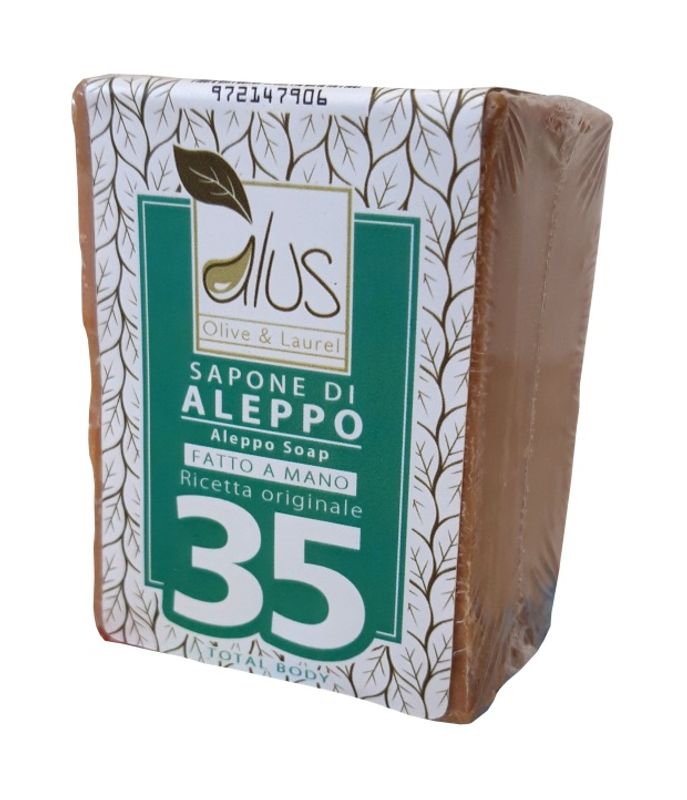 Alus Sapone di Aleppo 35% di olio di alloro 200g-1
