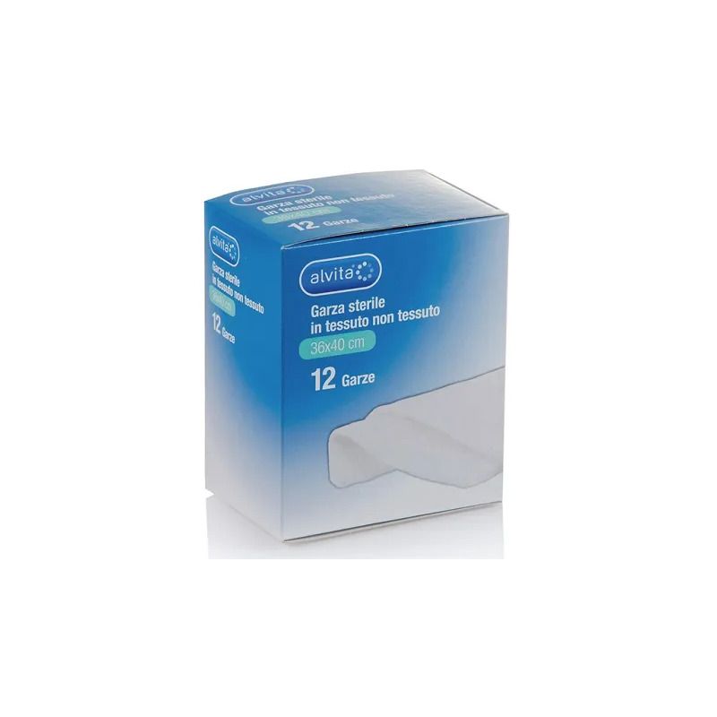 Alvita Garza Sterile 36x40cm 12 Pezzi-1