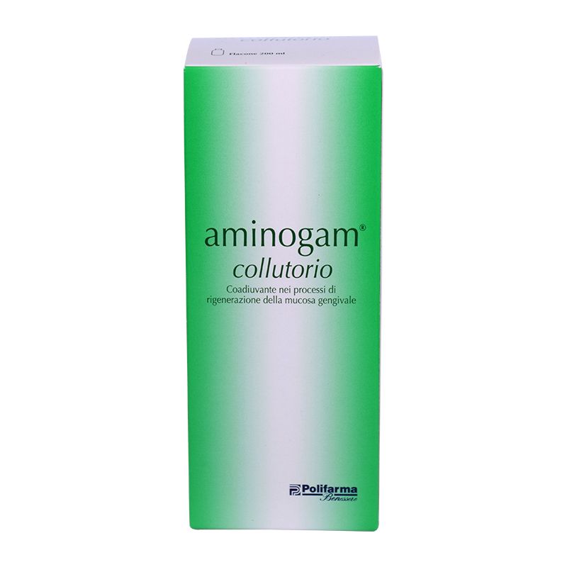 Aminogam Collutorio per la rigenerazione della mucosa gengivale 200ml-1