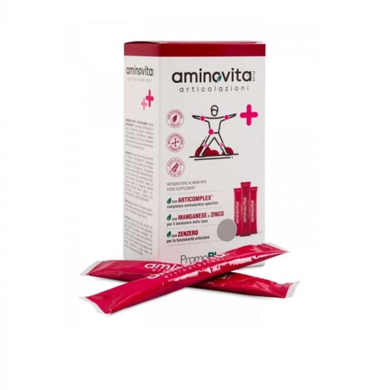 Aminovita Plus Articolazioni per il benessere delle ossa e articolazioni 20 stick pack da 15ml-1