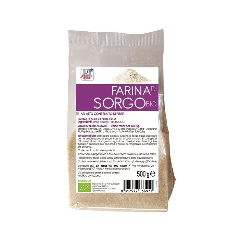 La Finestra Sul Cielo Farina Di Sorgo Bio 500g-1