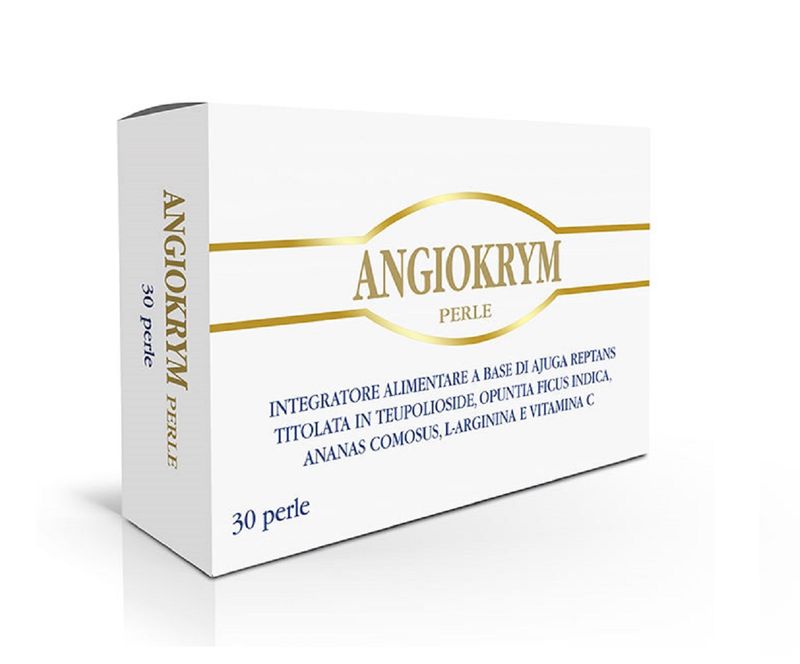 Angiokrym integratore alimentare per la circolazione 30 perle-1