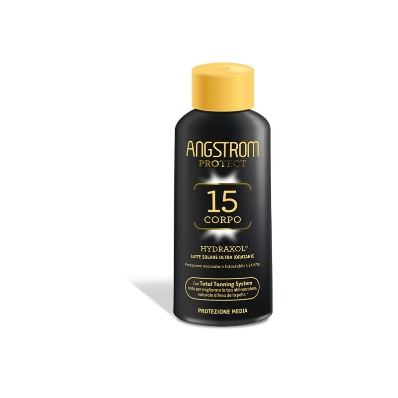 Angstrom Protect Hydraxol Latte solare corpo SPF15 200ml-1