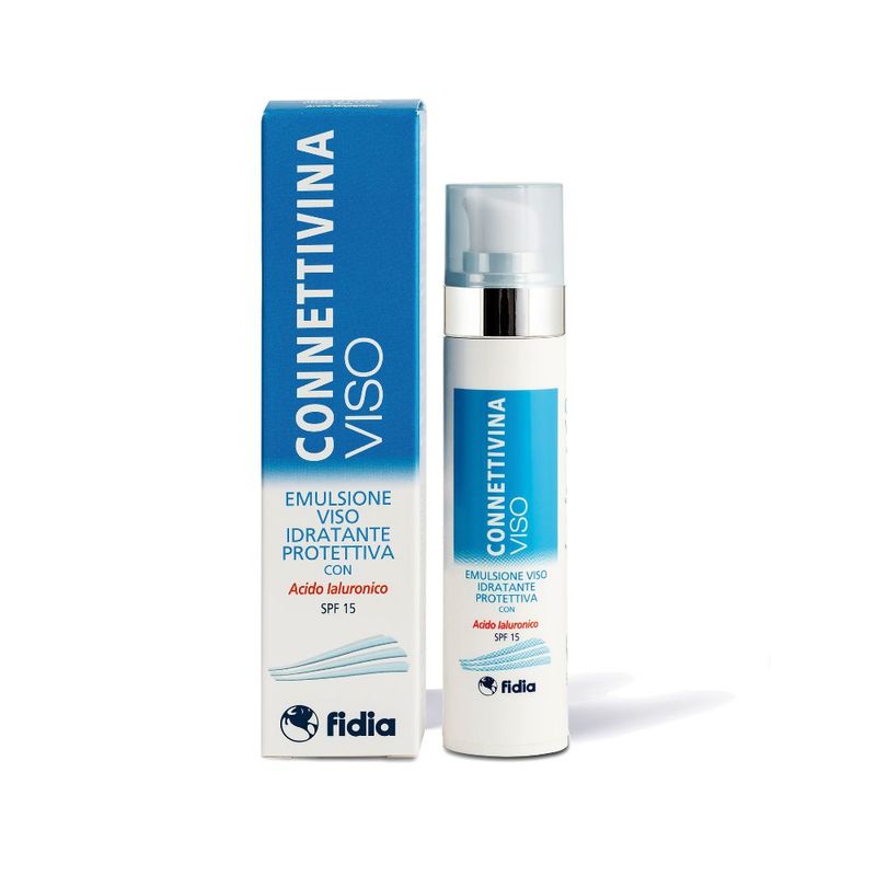 Connettivina Viso emulsione idratante protettiva con acido ialuronico 50ml-1