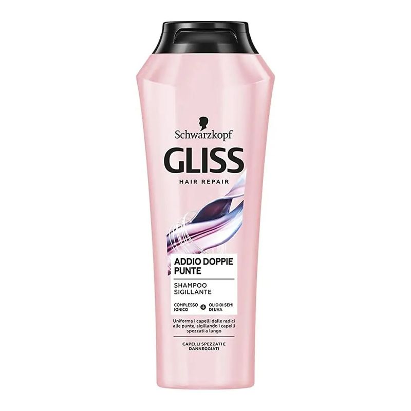 Schwarzkopf Gliss Addio Doppie Punte shampoo sigillante per capelli spezzati e danneggiati 250ml-1