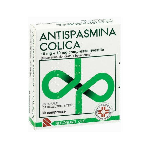 Antispasmina Colica 10mg + 10mg 30 compresse rivestite-2