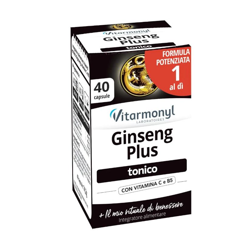 Vitarmonyl Ginseng Plus integratore alimentare 40 capsule-1