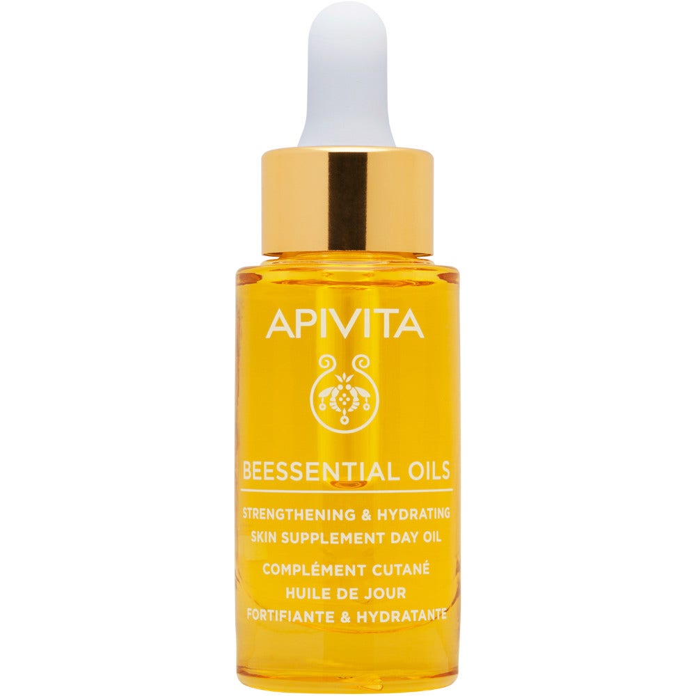 Apivita Beessential Olio Giorno Rinforzante/Idratante 15ml-1