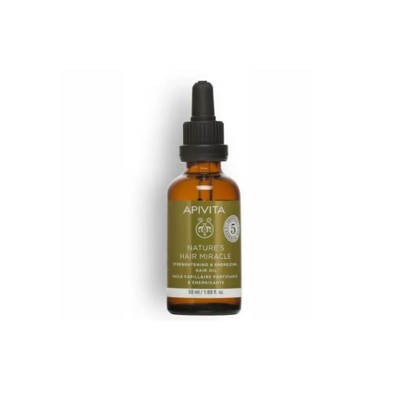 Apivita Nature's Hair Miracle olio capelli rinforzante rivitalizzante 50ml-1
