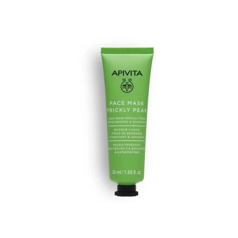 Apivita Maschera Viso Fico D'India idratante e lenitiva 50ml-1