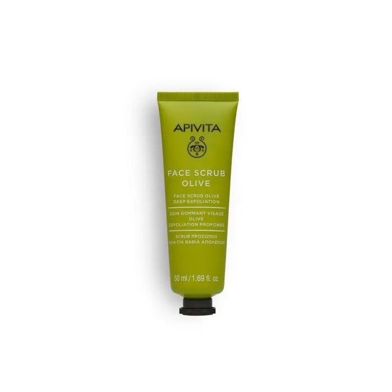 Apivita Face Scrub Olive Deep Exfoliation scrub viso esfoliante 50ml-1