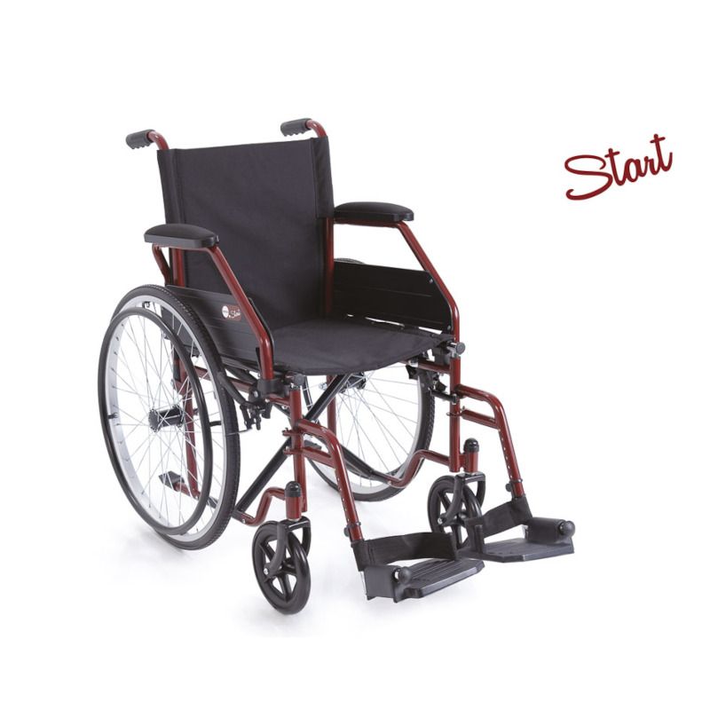 Moretti Ardea carrozzina pieghevole autospinta in acciaio verniciato 1 pezzo-1