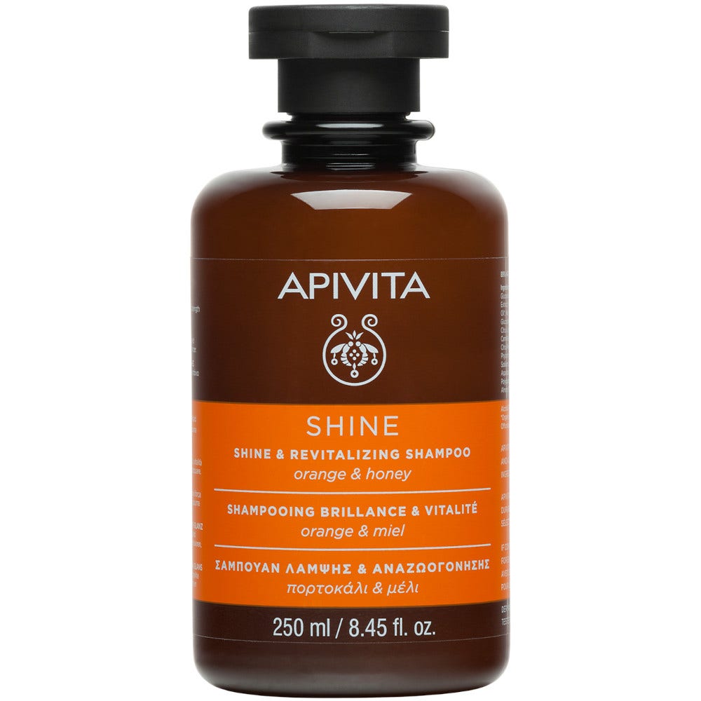 Apivita Shampoo Illuminante/Rivitalizzante Arancia/Miele 250ml-1