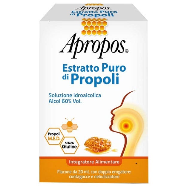 Apropos Estratto Puro Di Propoli Spray+Contagocce 20ml-1