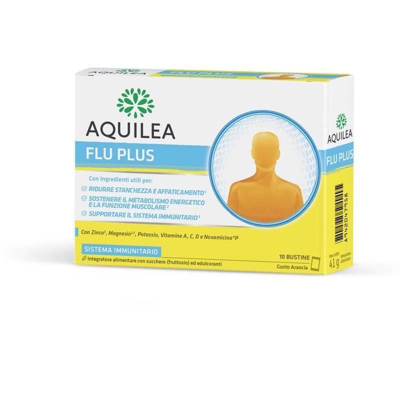 Aquilea Flu Plus utile per il sistema immunitario 10 bustine-1