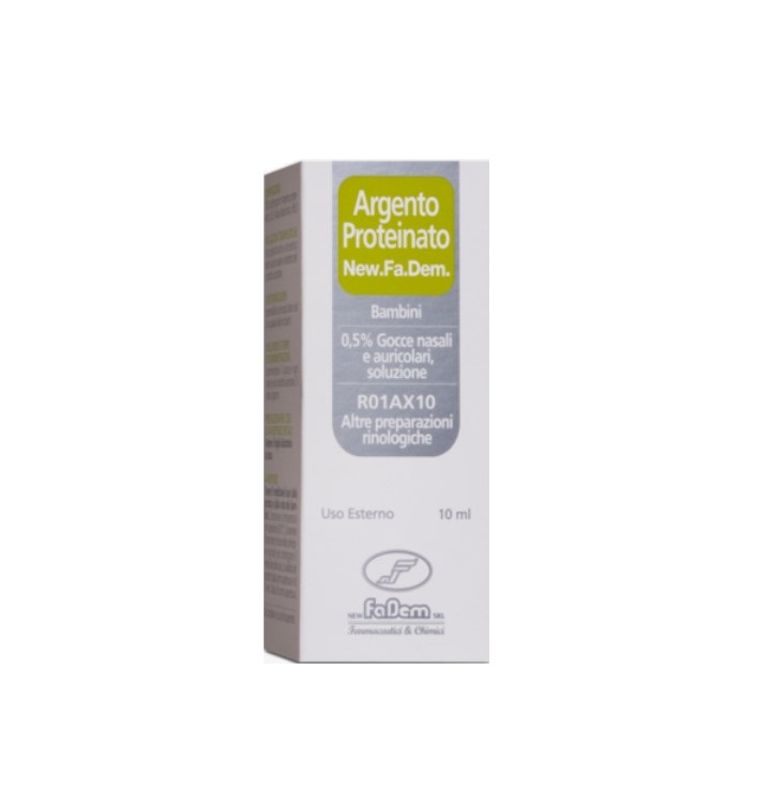 Argento Proteinato Bambini 0,5% gocce 10ml-1