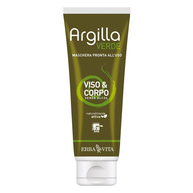 Erba Vita Argilla Verde maschera viso e corpo 250ml-1
