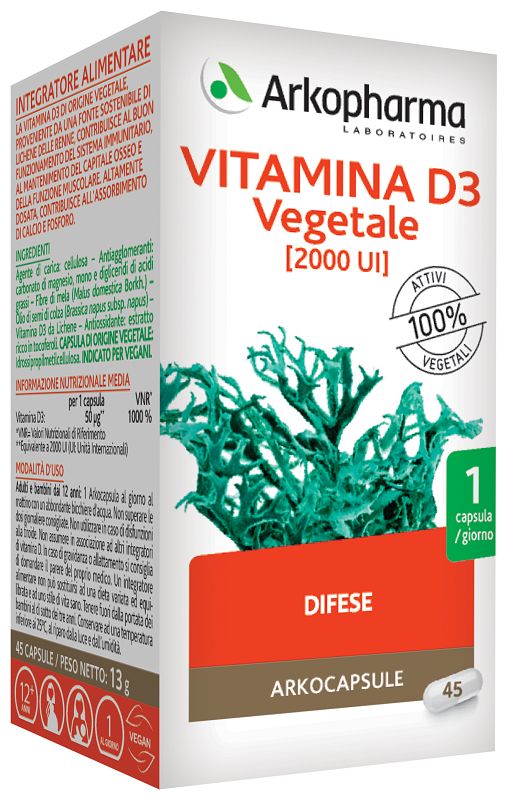 ARKOCPS VITAMINA D3 VEG 45CPS-1