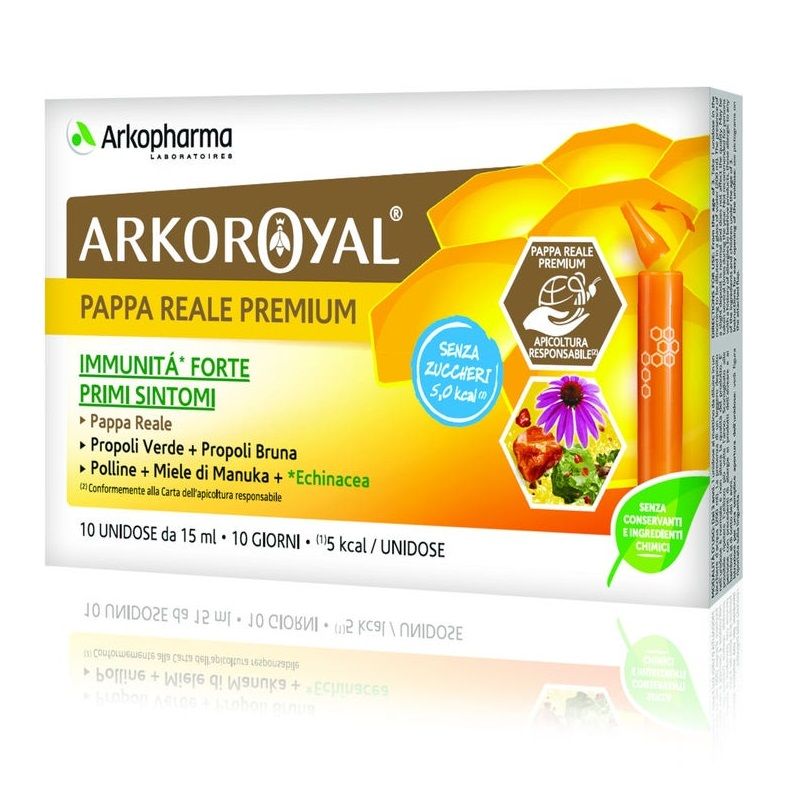 Arkoroyal Immunità Forte Senza Zucchero 10 Flaconcini Da 15ml-1