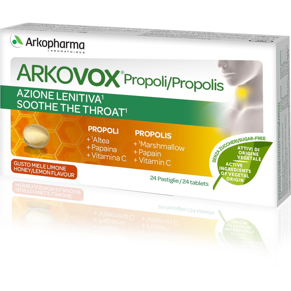 Arkopharma Arkovox Propoli Miele/Limone 24 Compresse-1