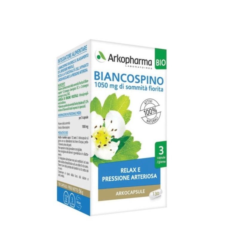 Arkopharma Biancospino Bio 130 capsule-1