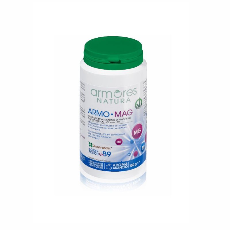 Armores Natura Armo-Mag Integratore di Magnesio polvere 150g gusto arancio-1