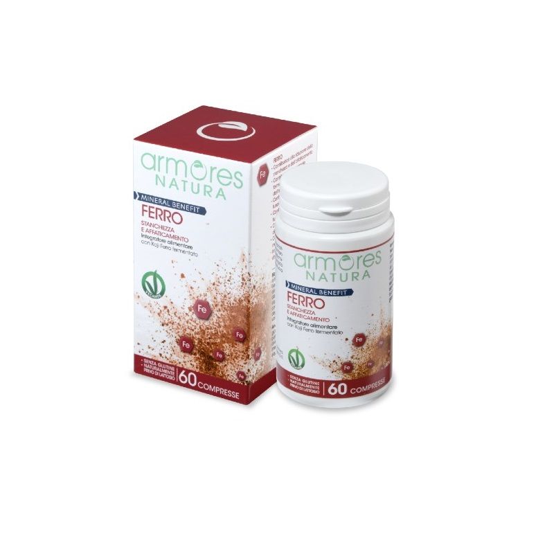 Armores Natura Mineral Benefit Ferro utile contro stanchezza ed affaticamento 60 compresse-1
