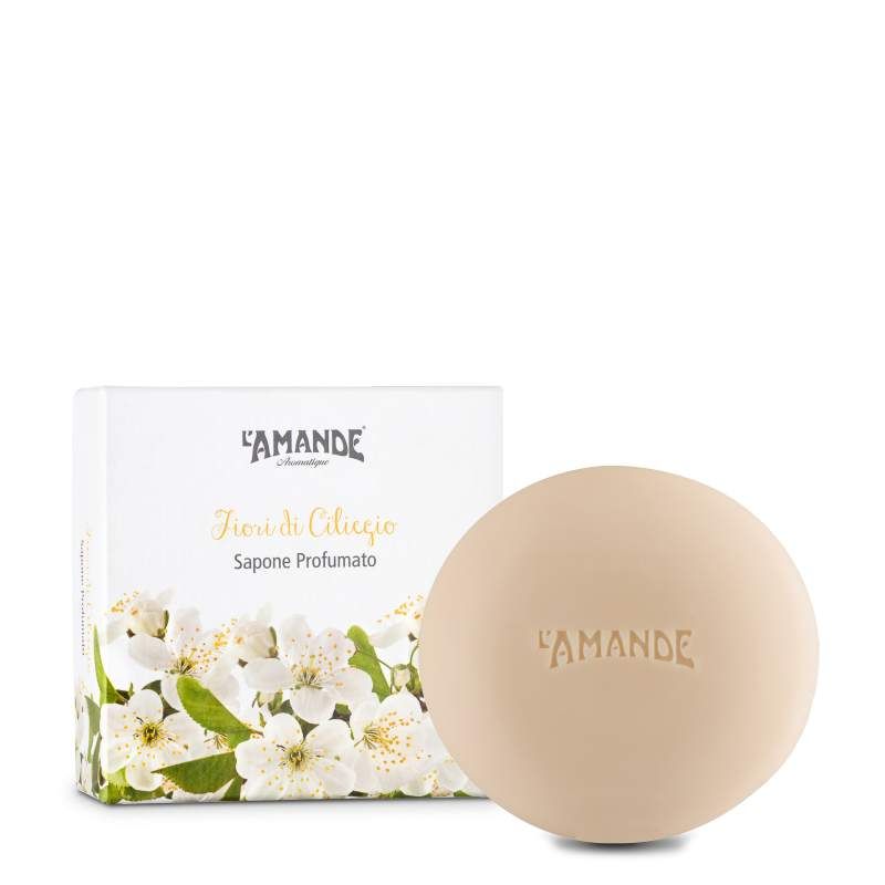 L'Amande Fiori di Ciliegio Sapone Profumato 150g-1