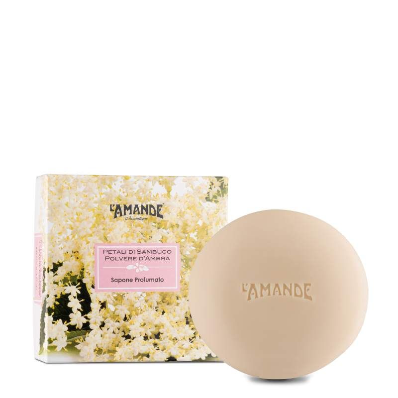 L'Amande Sambuco & Ambra Sapone Profumato 150g-1