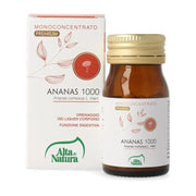 Alta Natura Monoconcentrato Premium Ananas per il drenaggio dei liquidi 30 compresse-1