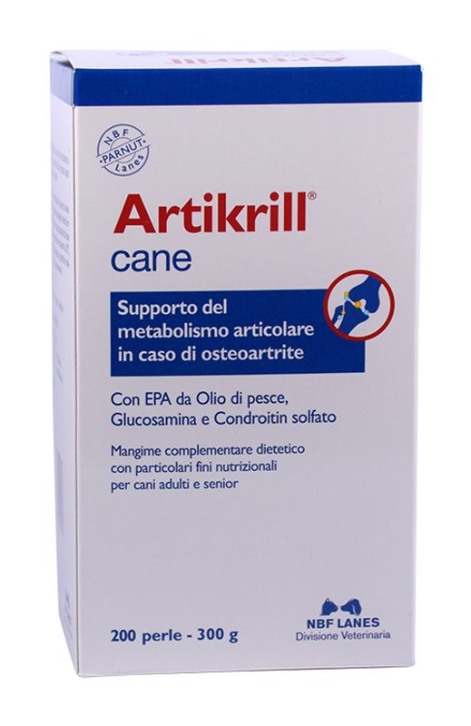 Artikrill Cane mangime complementare dietetico con particolari fini nutrizionali 200 perle-0