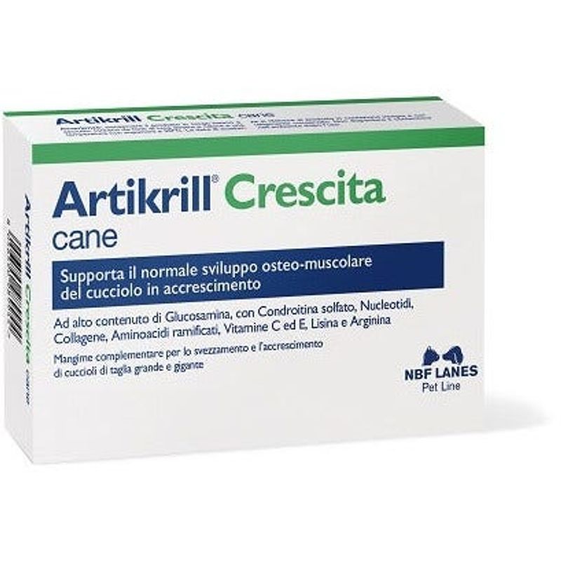 Artikrill Crescita Mangime Complementare Cane 60 Compresse-1