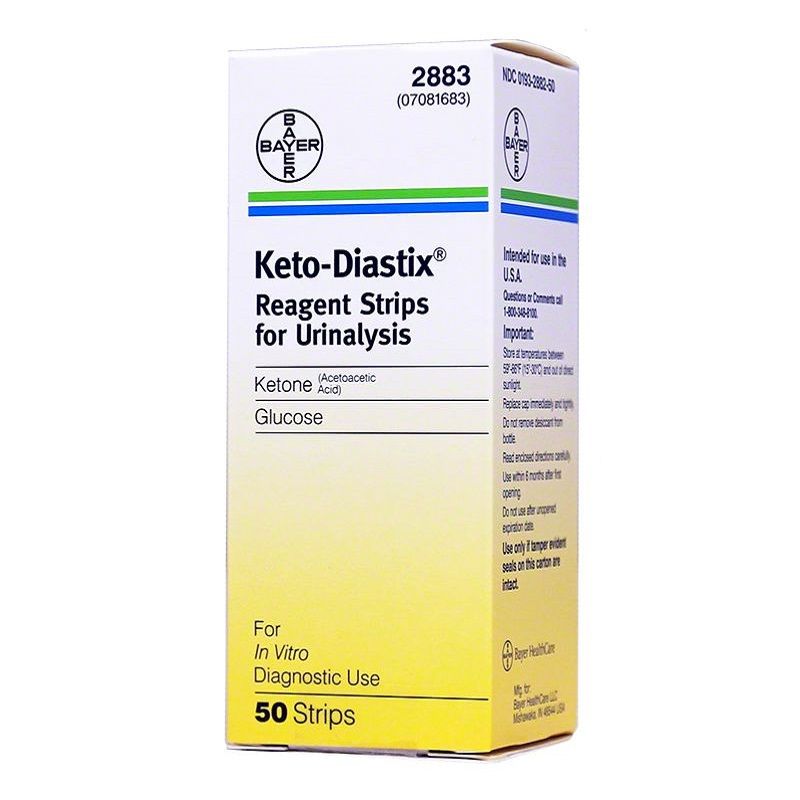 Ascensia Keto-Diastix Misurazione Glicosura e Chetonuria 50 strisce-1