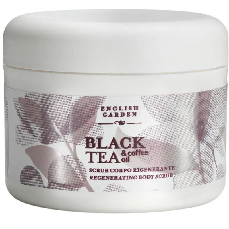 English Garden Black Tea E Coffee Oil Scrub Corpo 250g-1