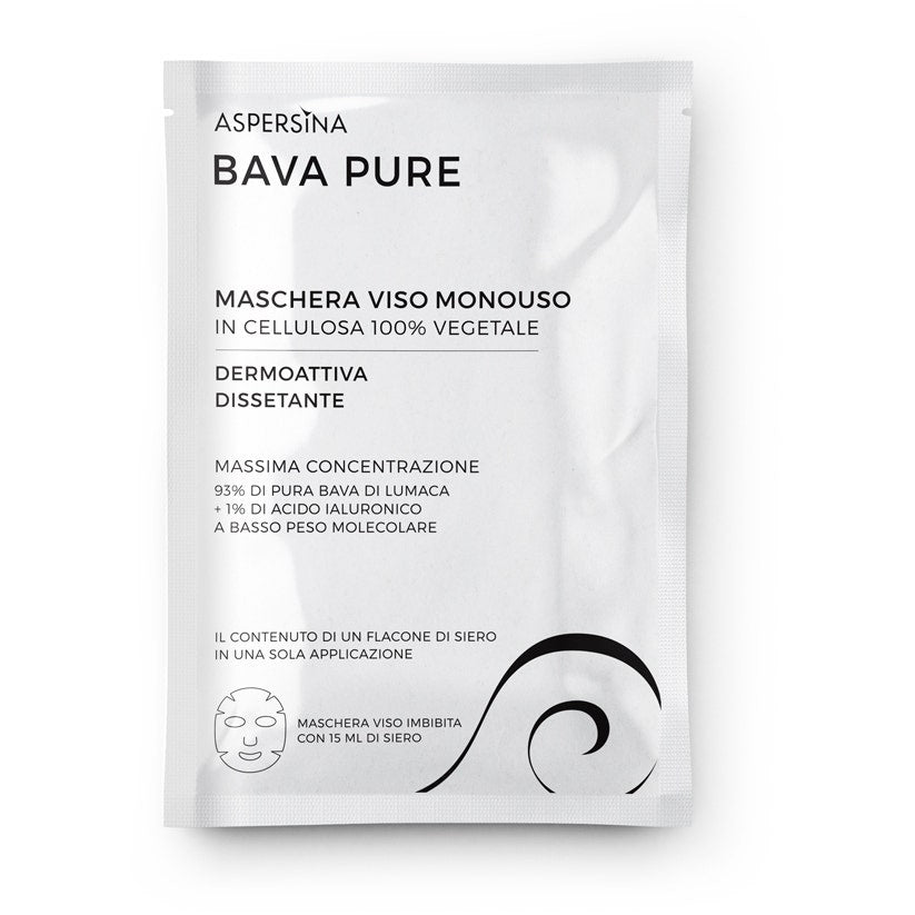 Asperisina Bava Pure Maschera Viso Monouso 15ml-1