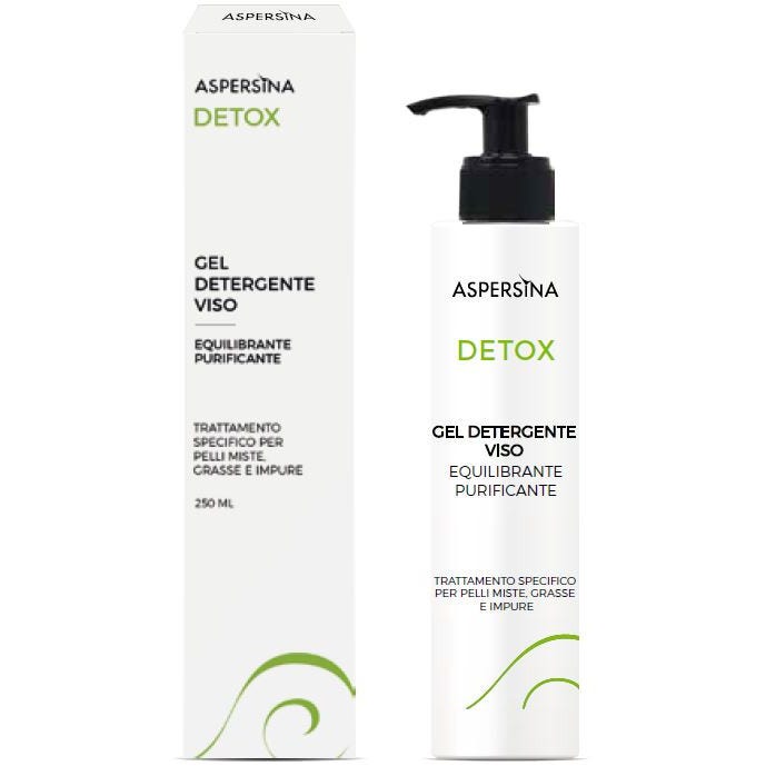 Aspersina Detox Gel Detergente Viso Dermopurificante 250ml-1