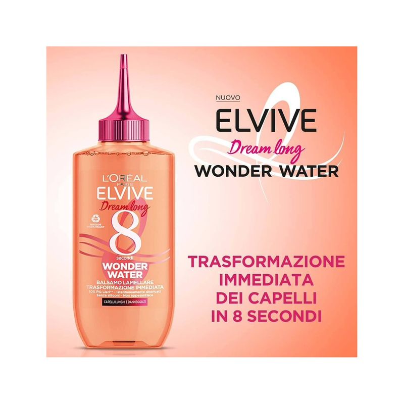 L'Oréal Paris Elvive Wonder Water Dream Long Balsamo Liquido Lamellare 200ml-4