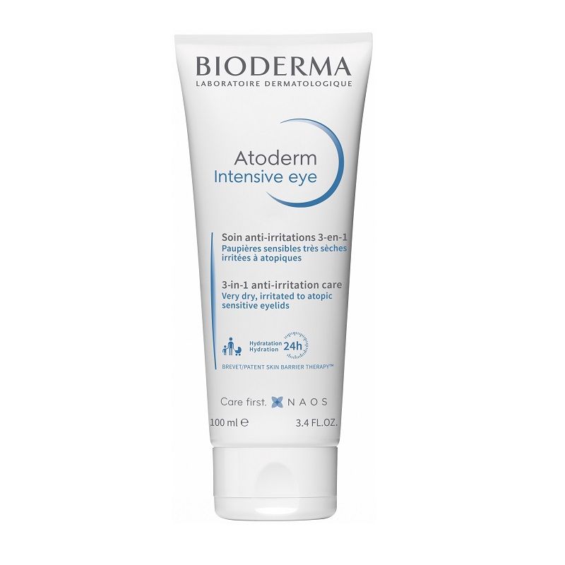 Bioderma Atoderm Intensive Eye trattamento 3-in-1 per palpebre irritate 100ml-1