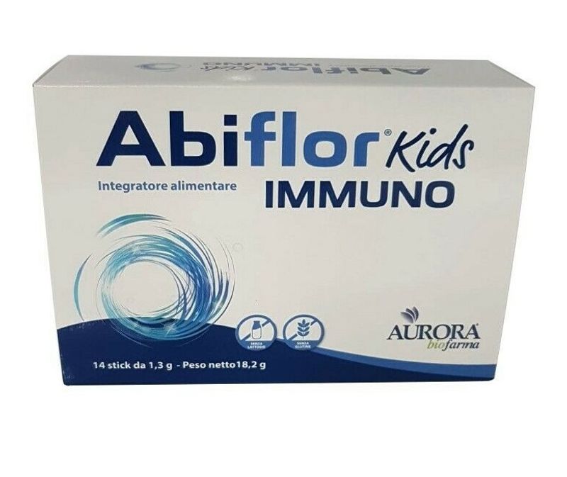 Abiflor Kids Immuno per il benessere della flora intestinale 14 stick-1