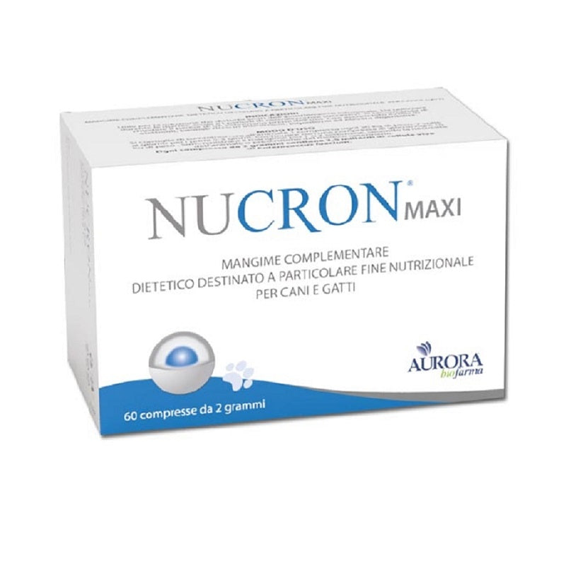 Nucron Maxi riequilibra la flora intestinale per cani e gatti 60 compresse-1