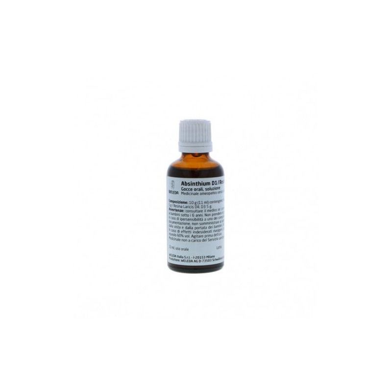 Weleda Absinthium D1/Resina Laricis D3 medicinale omeopatico gocce 50ml-1