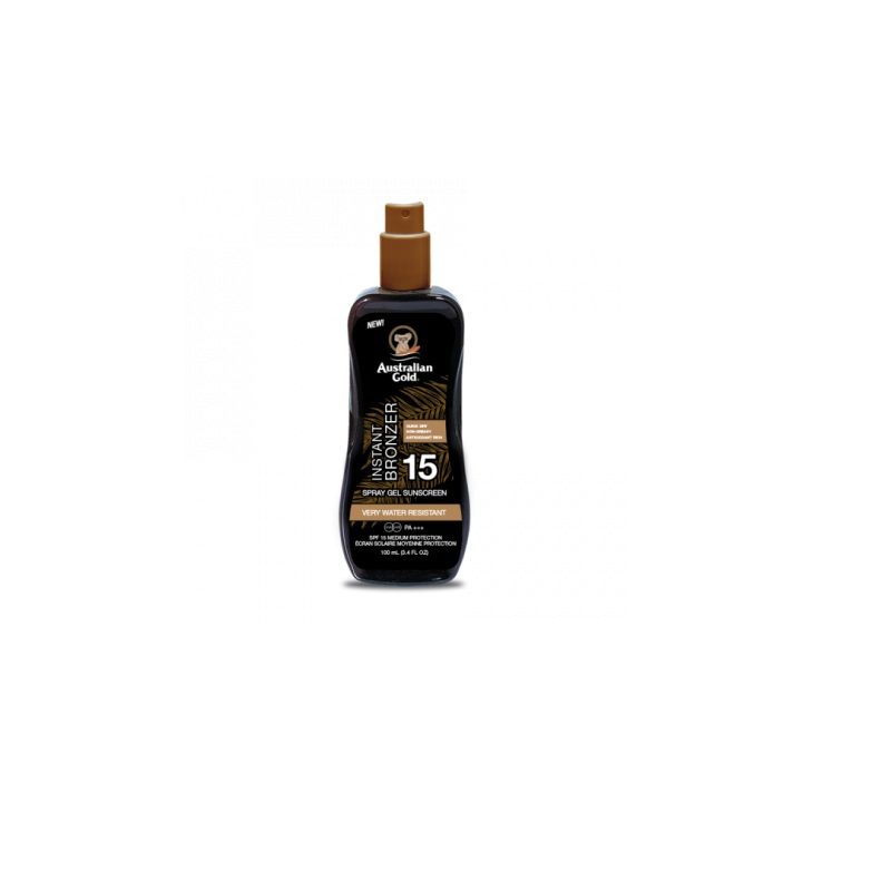 Australian Gold Instant Bronzer SPF15 Gel Spray 100ml-1