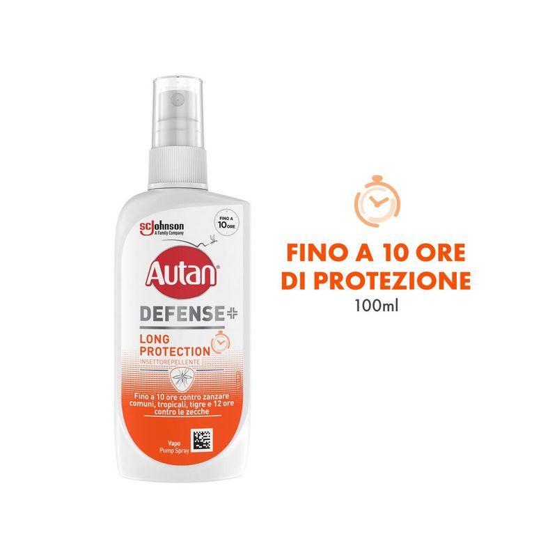 Autan Defense Long Protection Spray Antizanzare Tafani E Zecche Insetto Repellente 100ml-2