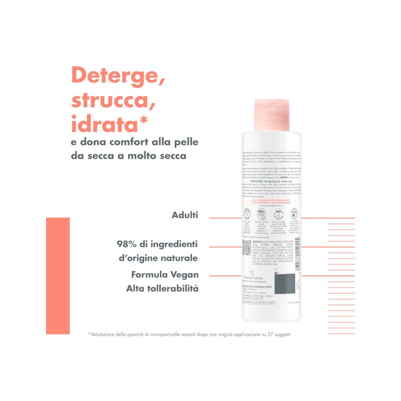 Eau Thermale Avène Les Essentiels Latte Detergente Pelle Sensibile/Secca 200ml-3