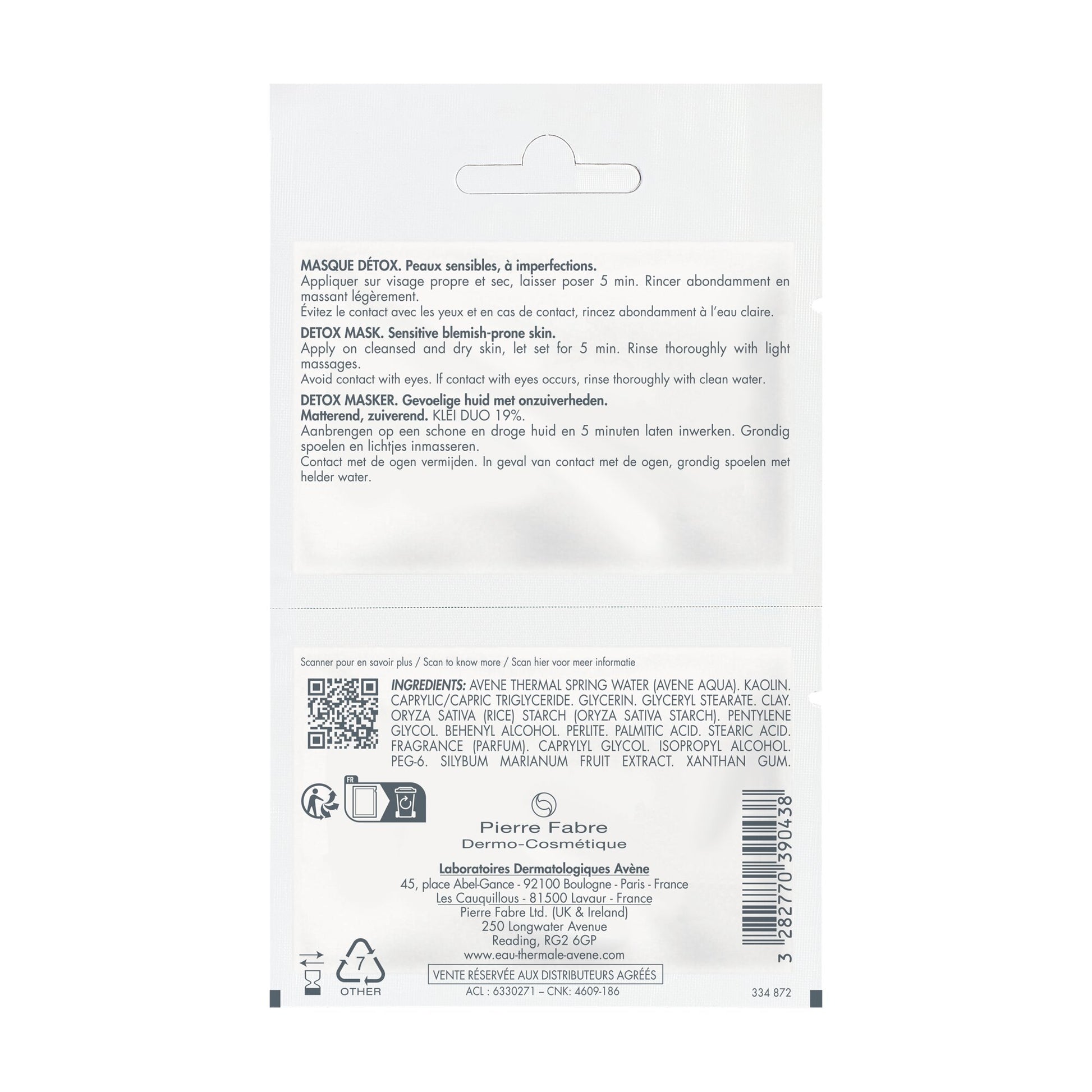 Eau Thermale Avène Cleanance Maschera Detox 2x6ml-2