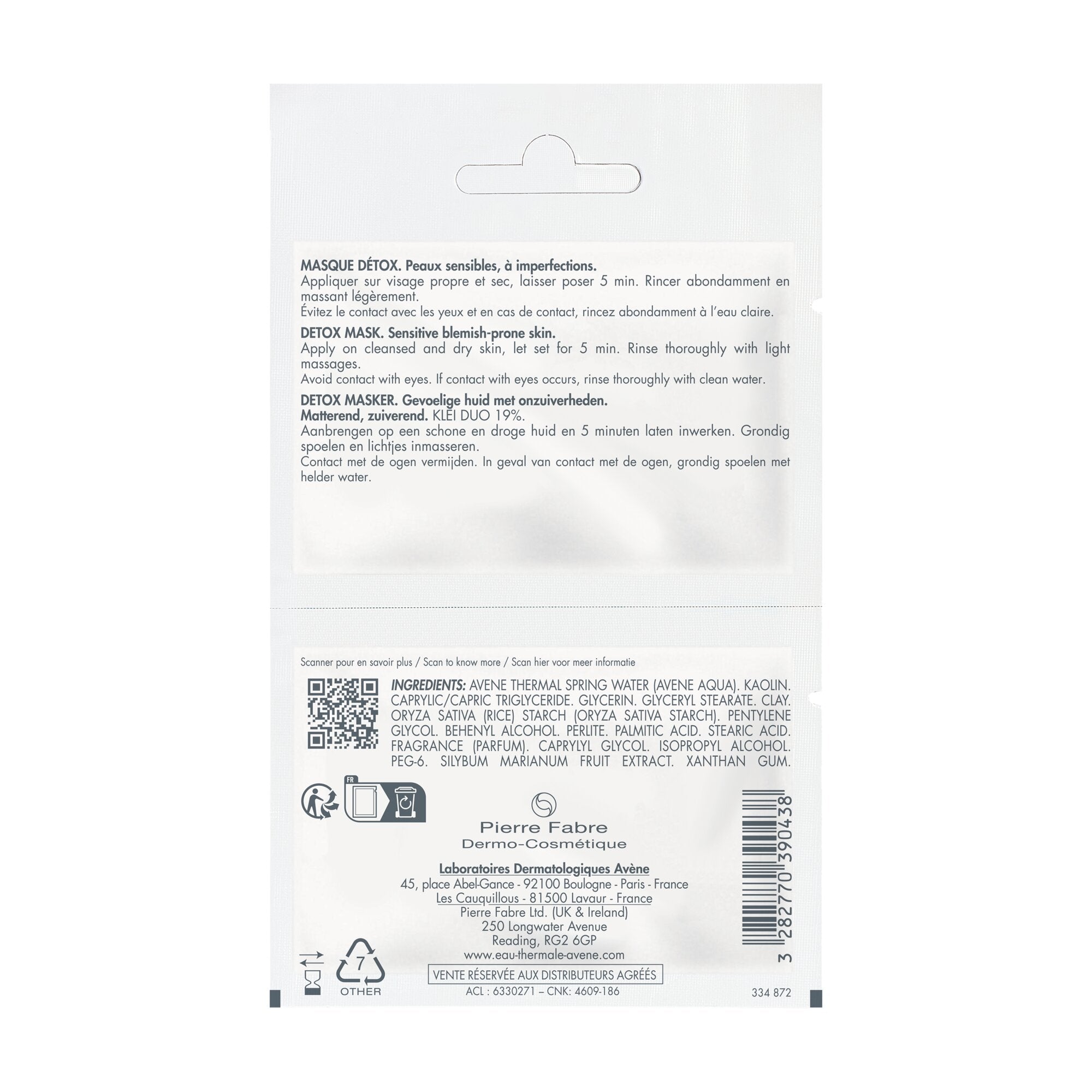 Eau Thermale Avène Cleanance Maschera Detox 2x6ml-2