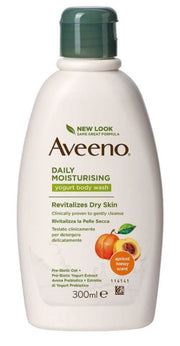 Aveeno Daily Moisturising Bagno Doccia allo Yogurt profumo albicocca e miele 300ml-1