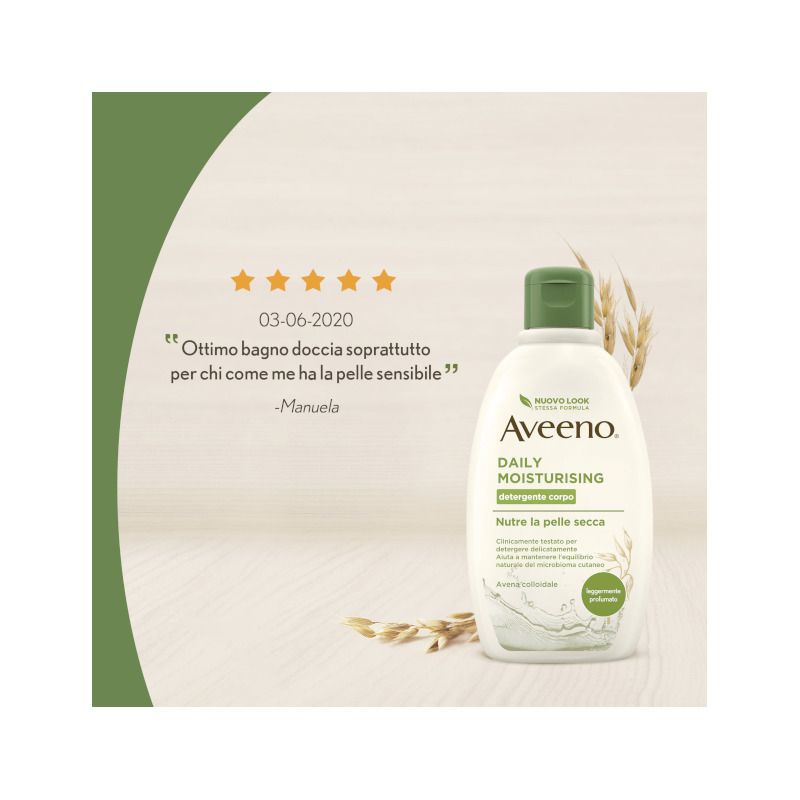 Aveeno Daily Moisturising Bagno doccia con profumazione delicata 500ml-6