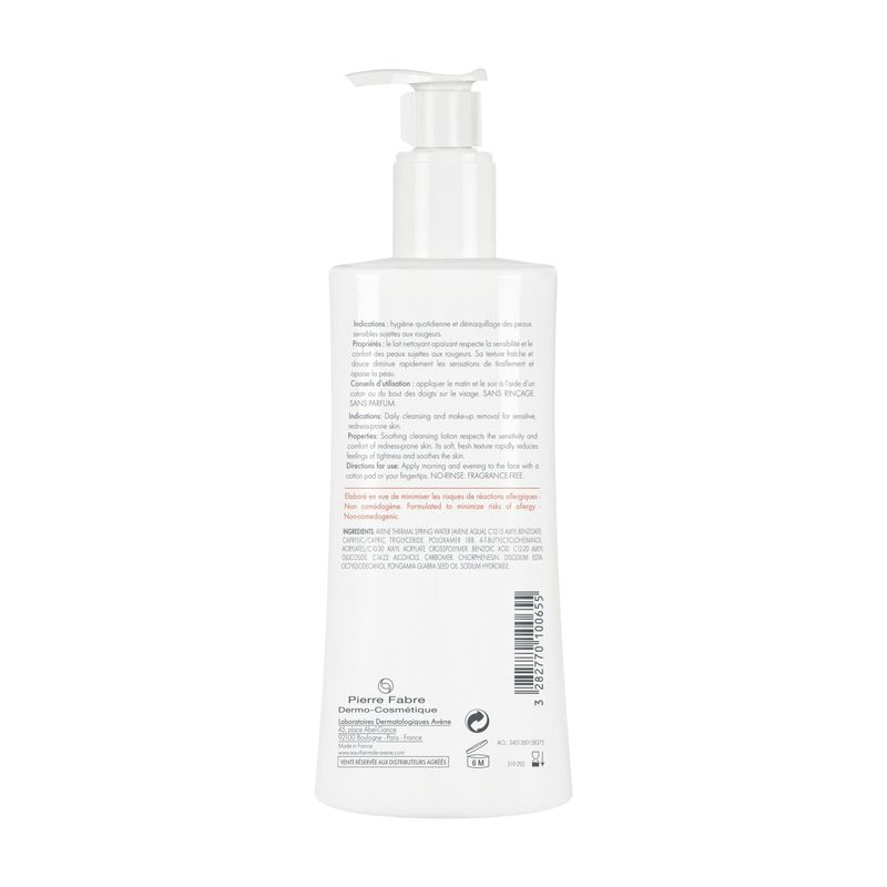 Avene Antirougeurs Latte Detergente Rinfrescante 400 ml-2